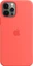 Apple Silikon Case mit MagSafe für iPhone 12/iPhone 12 Pro zitruspink Vorschaubild