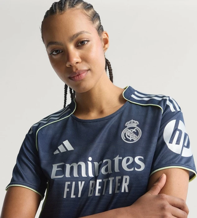 adidas Real Madrid Authentic 2025/2026 Auswärtstrikot kurzarm (Damen)
