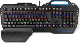 Nedis Coatyss Mechanische Gaming Tastatur, LEDs RGB, Gaote Outemu BLUE, USB, ND (GKBD400BKND)