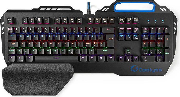 Nedis Coatyss Mechanische Gaming Tastatur, LEDs RGB, Gaote Outemu BLUE, USB, ND