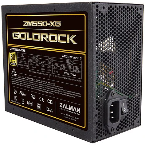 Zalman Gold Rock ZM550-XG 550W, ATX 2.3