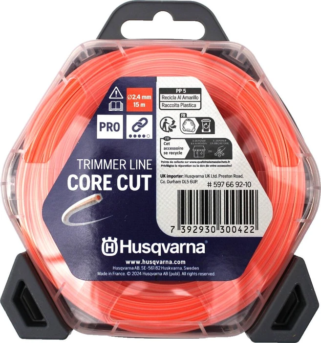 Husqvarna Core-Cut Trimmerfaden für Rasentrimmer, 2.4mm/15m