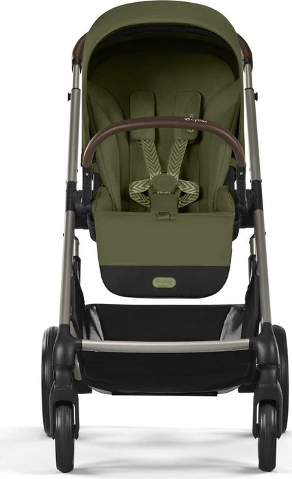 Cybex Balios S Lux Taupe Frame moss green 2024