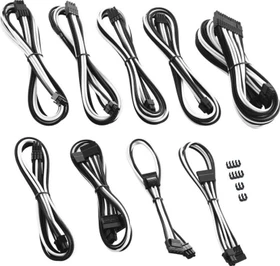 CableMod PRO ModMesh C-Series Cable Kit, AXi, HXi, RM, schwarz/weiß (CM-PCSI-FKIT-NKKW-R)