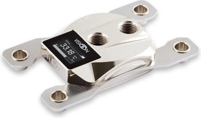 Aqua Computer cuplex kryos NEXT mit VISION AM3/AM3+/FM2+/FM2, Nickel/Nickel