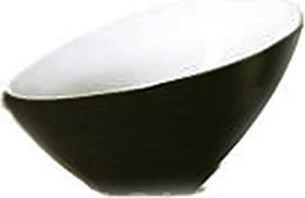 ASA Selection Vongole Schale asymmetrisch 11.5cm schwarz/weiß