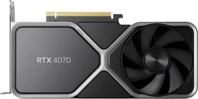 NVIDIA GeForce RTX 4070 Founders Edition, 12GB GDDR6X, HDMI, 3x DP