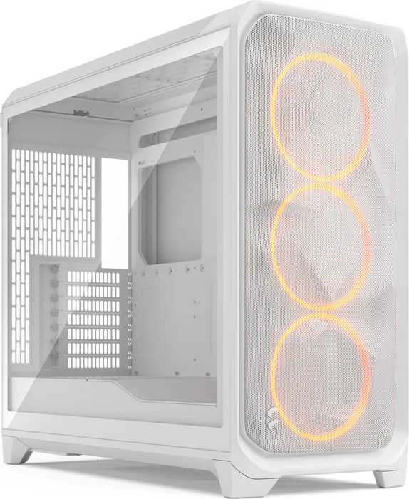 Fractal Design Meshify 3 XL RGB White TG Clear Tint, weiß, Glasfenster