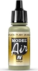 Vallejo Model Air 401 UK bsc 28 silver grey, 17ml