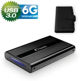Fantec DB-228U3-6G schwarz, USB 3.0 Micro-B