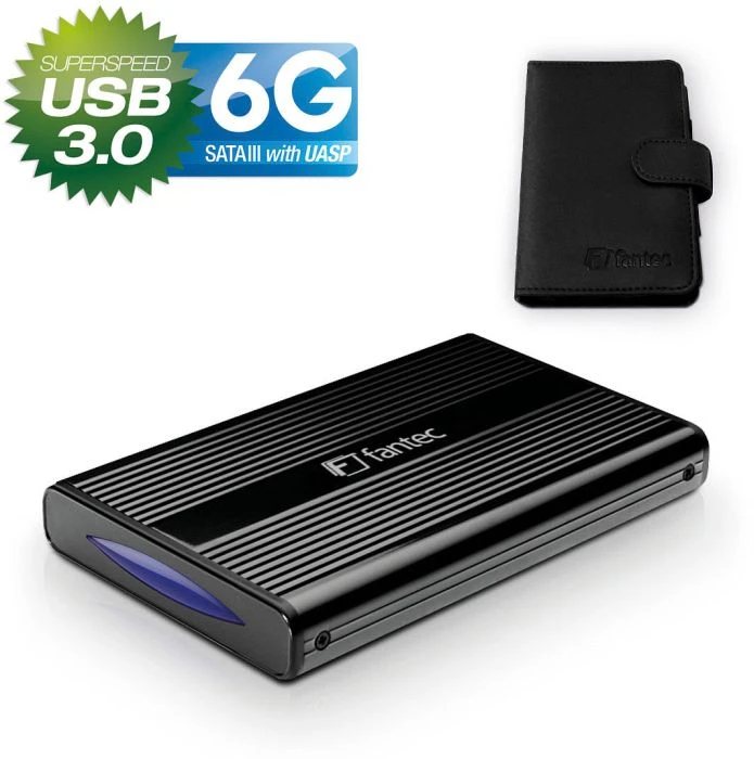 Fantec DB-228U3-6G schwarz, USB 3.0 Micro-B
