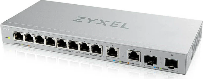 Zyxel XGS1010 Desktop Gigabit Switch, 10x RJ-45, 2x SFP+