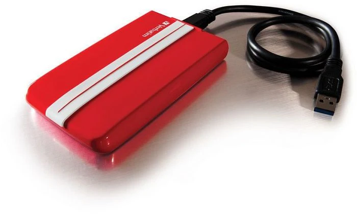 Verbatim GT SuperSpeed Portable, rot, 500GB, USB 3.0 Micro-B