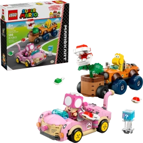 LEGO Super Mario - Mario Kart - Power-Up-Jagd mit Piranha-Pflanzen
