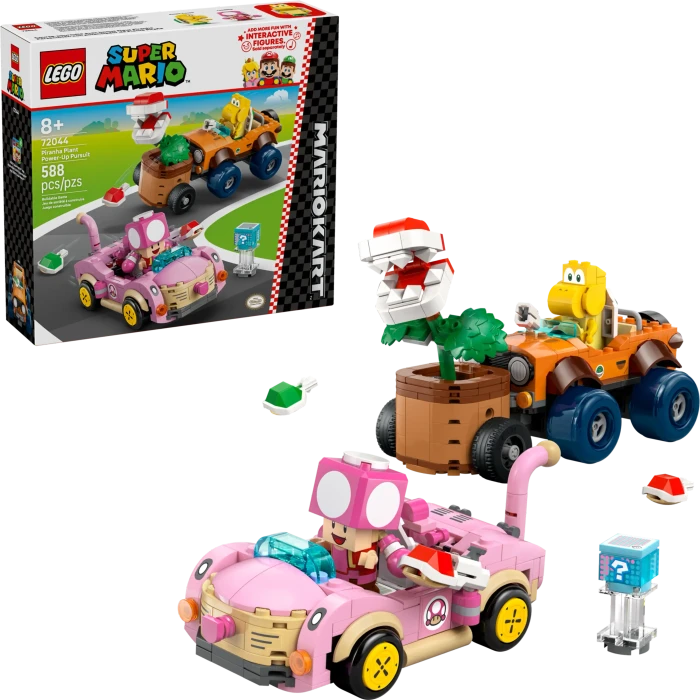 LEGO Super Mario - Mario Kart - Power-Up-Jagd mit Piranha-Pflanzen