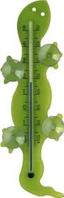 TFA Dostmann Gecko Fensterthermometer grün, analog