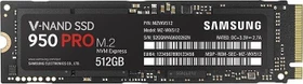 Samsung SSD 950 PRO 512GB, 512B, M.2 2280 / M-Key / PCIe 3.0 x4