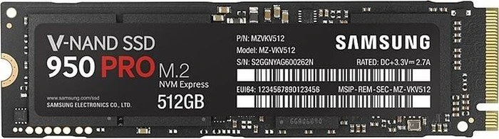 Samsung SSD 950 PRO, M.2