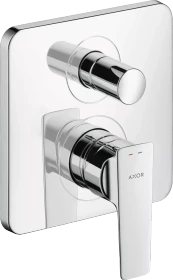 Hansgrohe Axor Citterio E Einhebel-Wannenmischer mit integrierter Sicherungskombination chrom