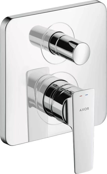 Hansgrohe Axor Citterio E Einhebel-Wannenmischer mit integrierter Sicherungskombination chrom