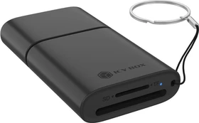 RaidSonic Icy Box IB-CR204-CU3 Dual-Slot-Cardreader, USB-A/USB-C 3.0 [Stecker] (61180)