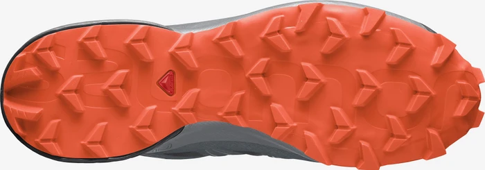 Salomon Speedcross 5 black/stormy weather/red orange (Herren)