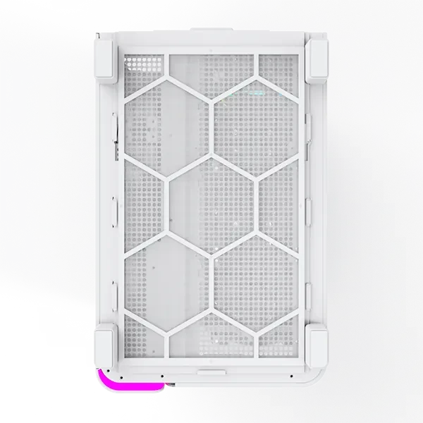 Montech King 95 Pro Pure White, weiß, Glasfenster