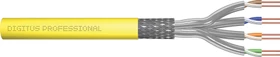 Digitus Professional Twisted-Pair Simplex Verlegekabel Dca, Cat7a, S/FTP, ohne Stecker, 100m, gelb