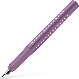 Faber-Castell Füller Sparkle violett, rechte Hand/linke Hand, mittel