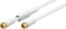 Wentronic Goobay SAT-Flachbandkabel wettergeschützt, F-Stecker - F-Stecker, 80dB, 1.5m Vorschaubild