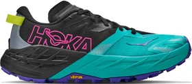 Hoka Speedgoat 7 black/electric aqua (Damen)