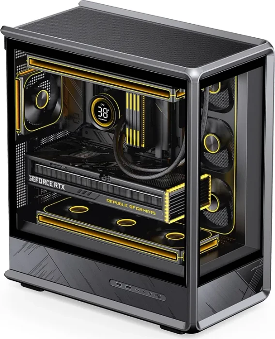 Jonsbo D401 Black, Glasfenster