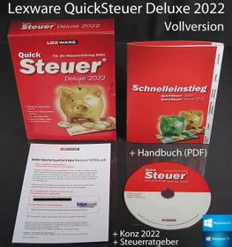 Lexware QuickSteuer Deluxe 2022 (deutsch) (PC) (06815-0066)