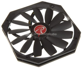 Raijintek Aeolus Alpha, schwarz, 140mm