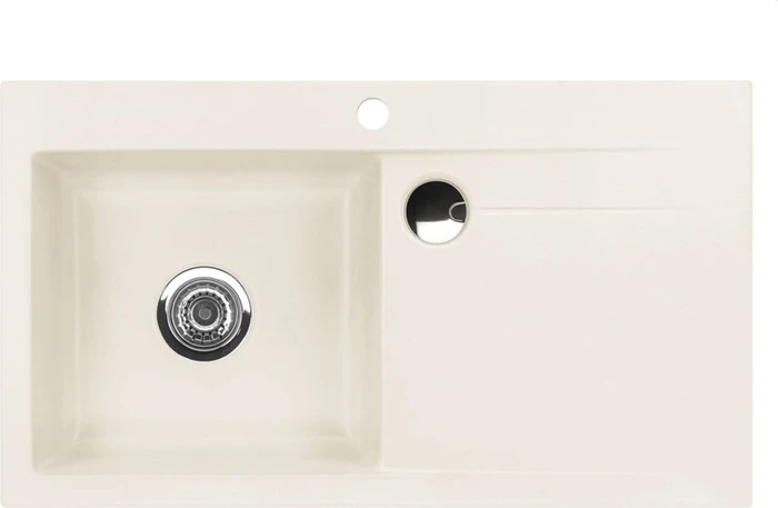 systemceram Stema 90 Einbau Becken links jasmin