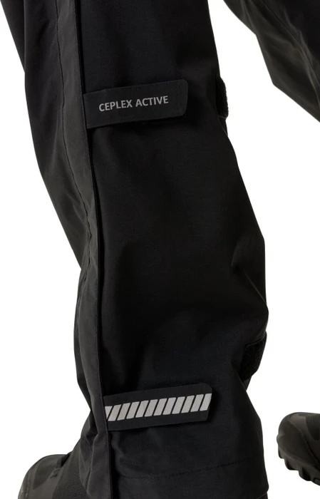 Vaude Yaras Rain IV Zip Fahrradhose lang schwarz (Herren)