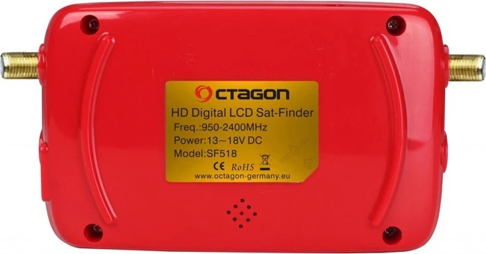 Octagon Sat-Finder Messgerät SF518 LCD HD & UHD 4K USB 2.0 Spektrum