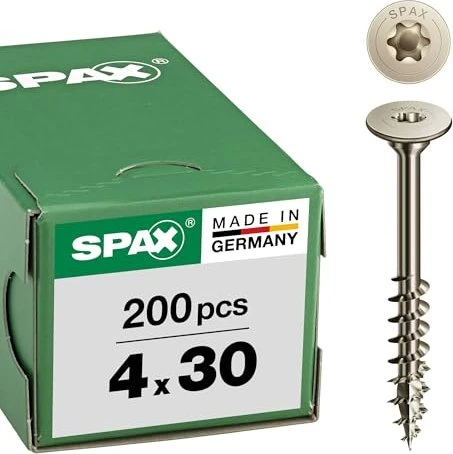 Spax 4CUT T-STAR plus T20 Korpusverbinderschraube, 4x30mm, 200 Stück