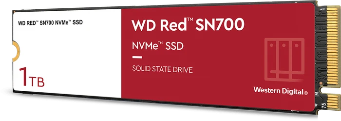 Western Digital Red SN700 NVMe NAS SSD - 1DWPD 1TB, M.2 2280 / M-Key / PCIe 3.0 x4