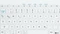 GETT InduKey KR26202 Cleankeys CK5, Touchpad, weiß, USB, DE Vorschaubild
