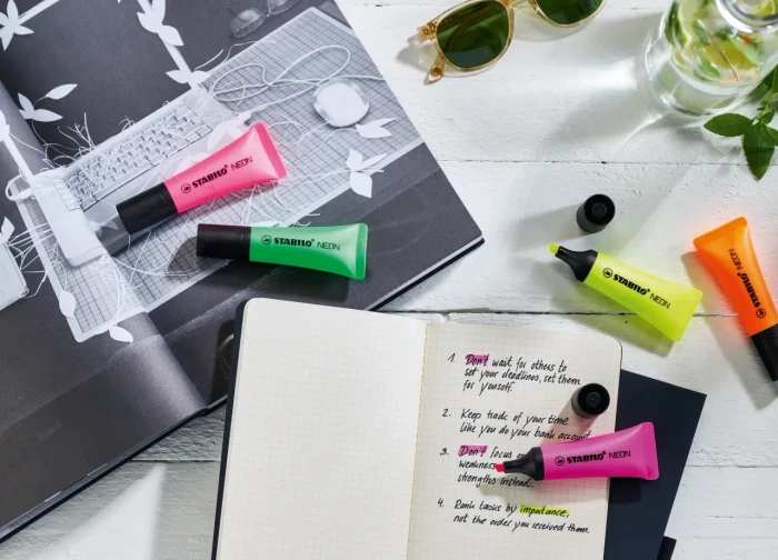 STABILO Neon sortiert, 4er-Set