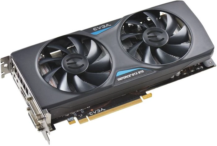 EVGA GeForce GTX 970 ACX, 4GB GDDR5, 2x DVI, HDMI, DP