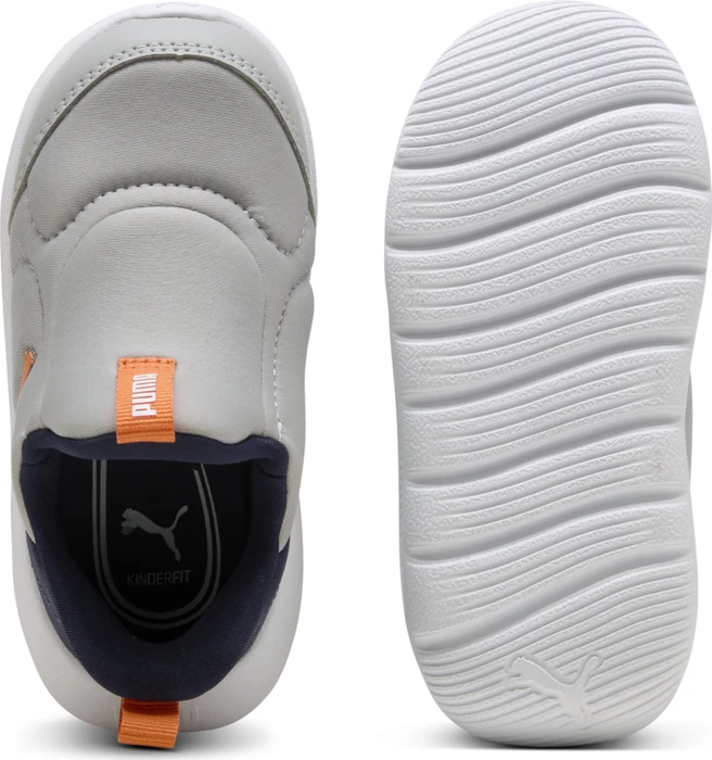 Puma Fun Racer 2 Sliptech gray echo/vermillion/puma navy (Junior)