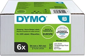 Dymo Etiketten LabelWriter 99014, 101x54mm, weiß, 6er-Pack (1320 Etiketten)
