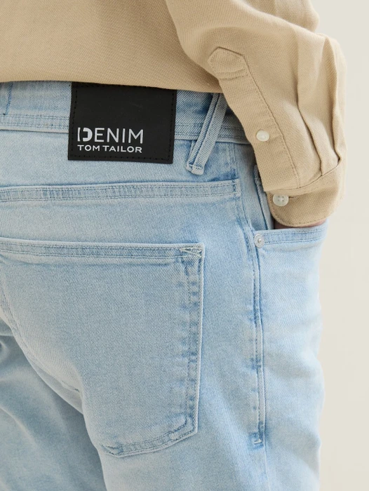 Tom Tailor Jeansshorts Jeans clean bleached blue denim (Herren)