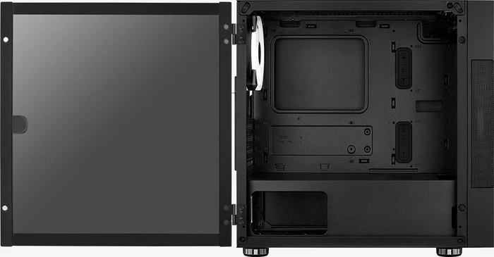 AeroCool Atomic, inkl. GPU-Halterung, Glasfenster