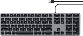Satechi Aluminium Wired Keyboard, space gray, USB, US (ST-AMWKM)