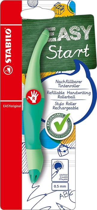 STABILO EASYoriginal Pastel Tintenroller (Mine) hauch von minzgrün/pastellgrün, Rechtshänder, Blister