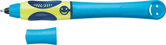 Pelikan griffix 3 Tintenroller (Patrone) neon fresh blue, Rechtshänder, Blister