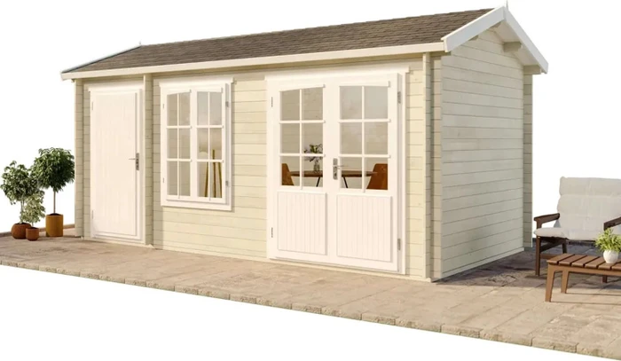 Alpholz Gartenhaus Bolton 28 XL 540x280cm natur